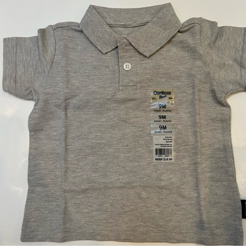 NWT Boy’s OshKosh Short Sleeve Polo